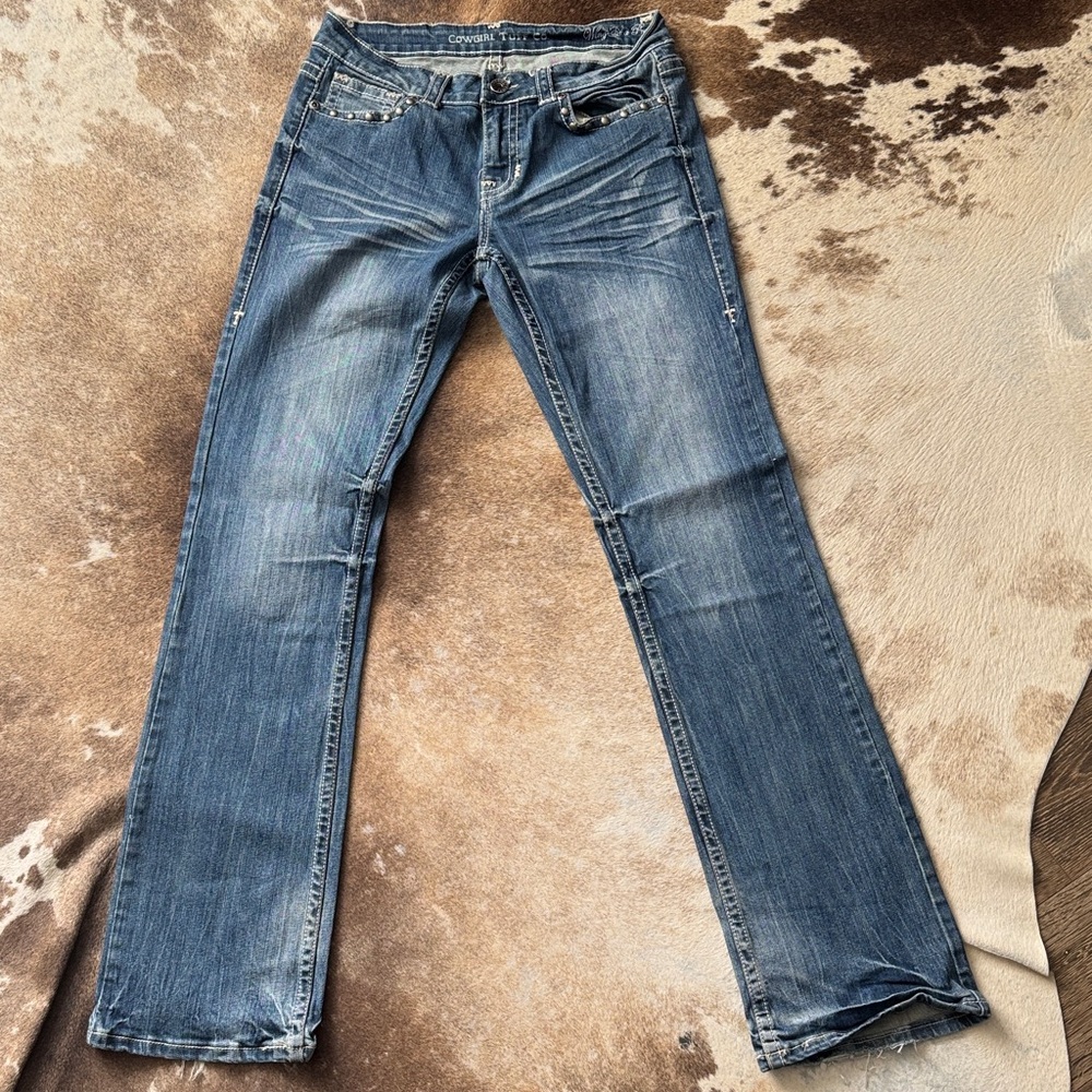 Cowgirl Tuff Blue Denim Jeans